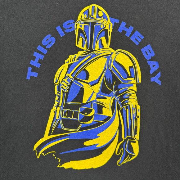 Star Wars x Golden State Warriors Mandalorian "This is the Bay" SGA T Shirt - XL - Picture 3 of 6